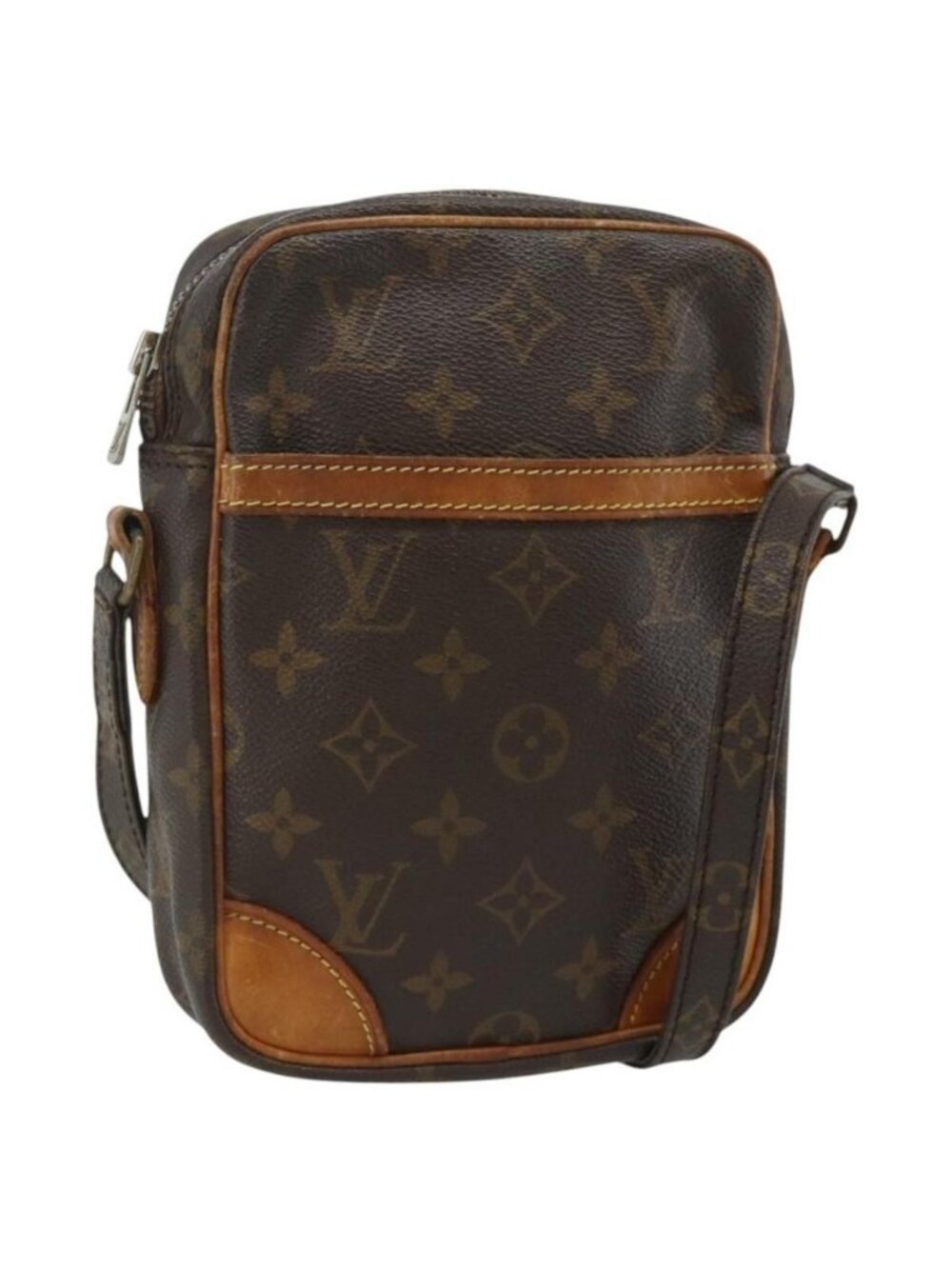 Authentic LOUIS VUITTON Monogram Danube Shoulder Bag M45266 LV